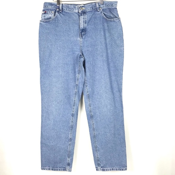 Tommy Hilfiger High Rise Tapered Jeans 16 Women - Picture 1 of 8